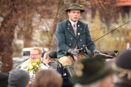 Die Kutsche mit den wichtigen Leuten